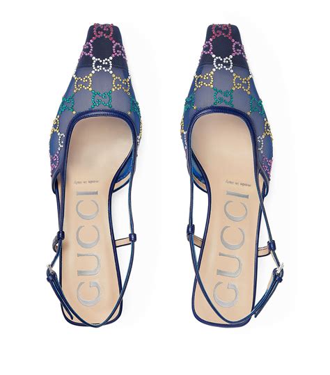 gucci blue slingbacks|gucci slingback dupe.